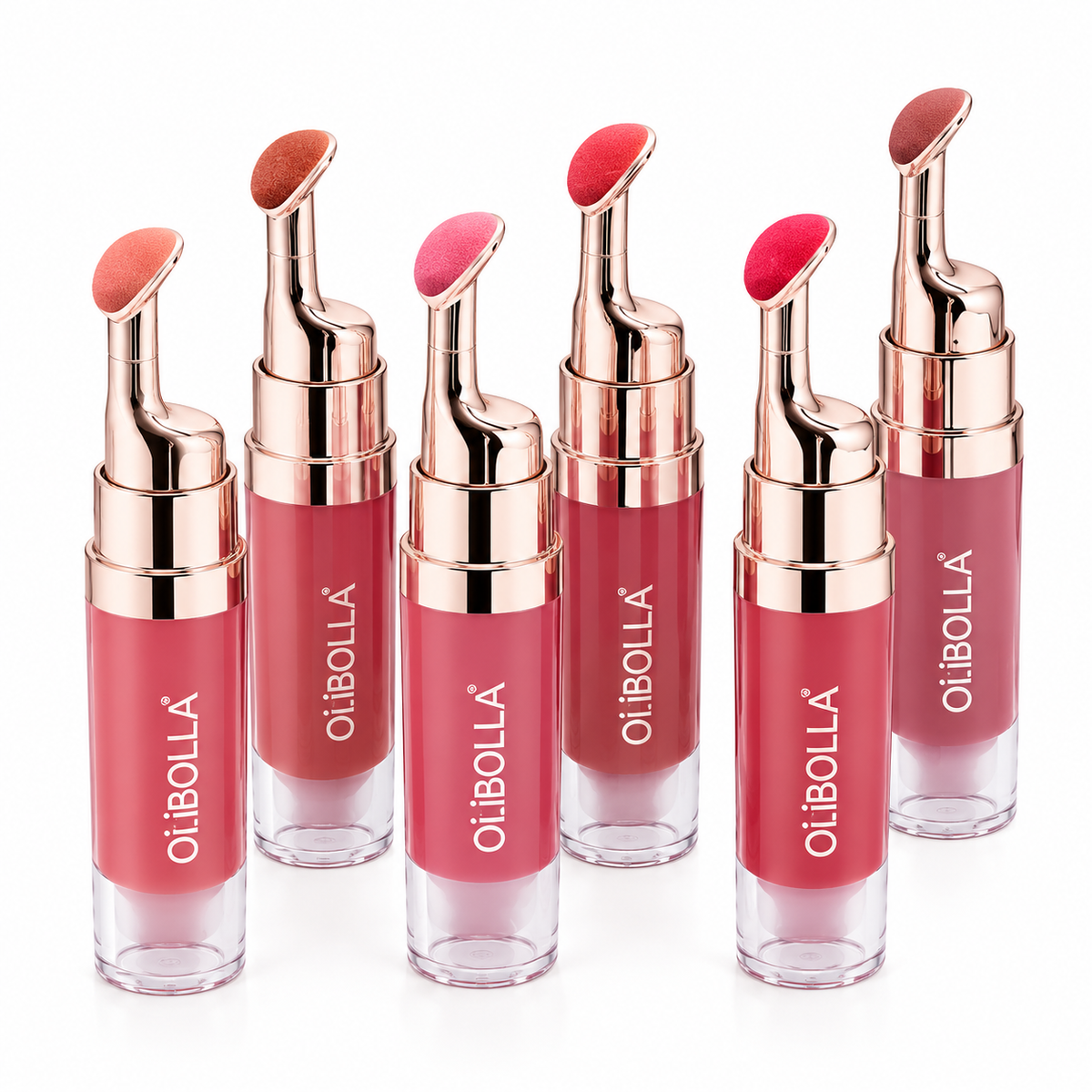 OLIBOLLA - Professional Lip Serum/ Gloss Tint - Pack Of 6 Colors