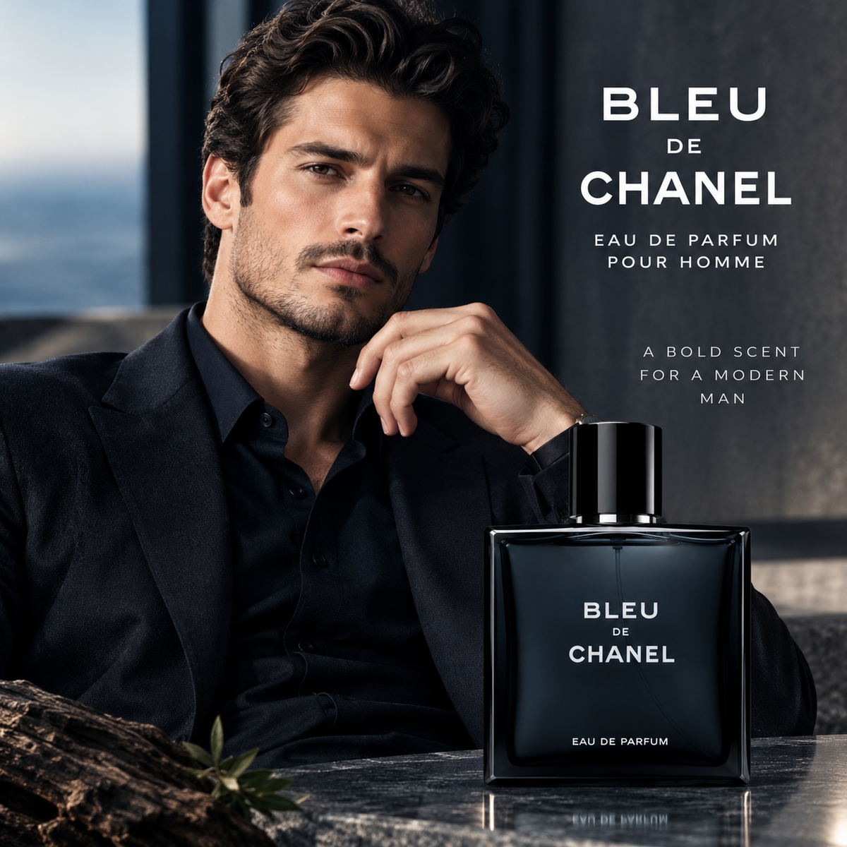 Bleu de Chanel Eau de Parfum for Men - 100ml