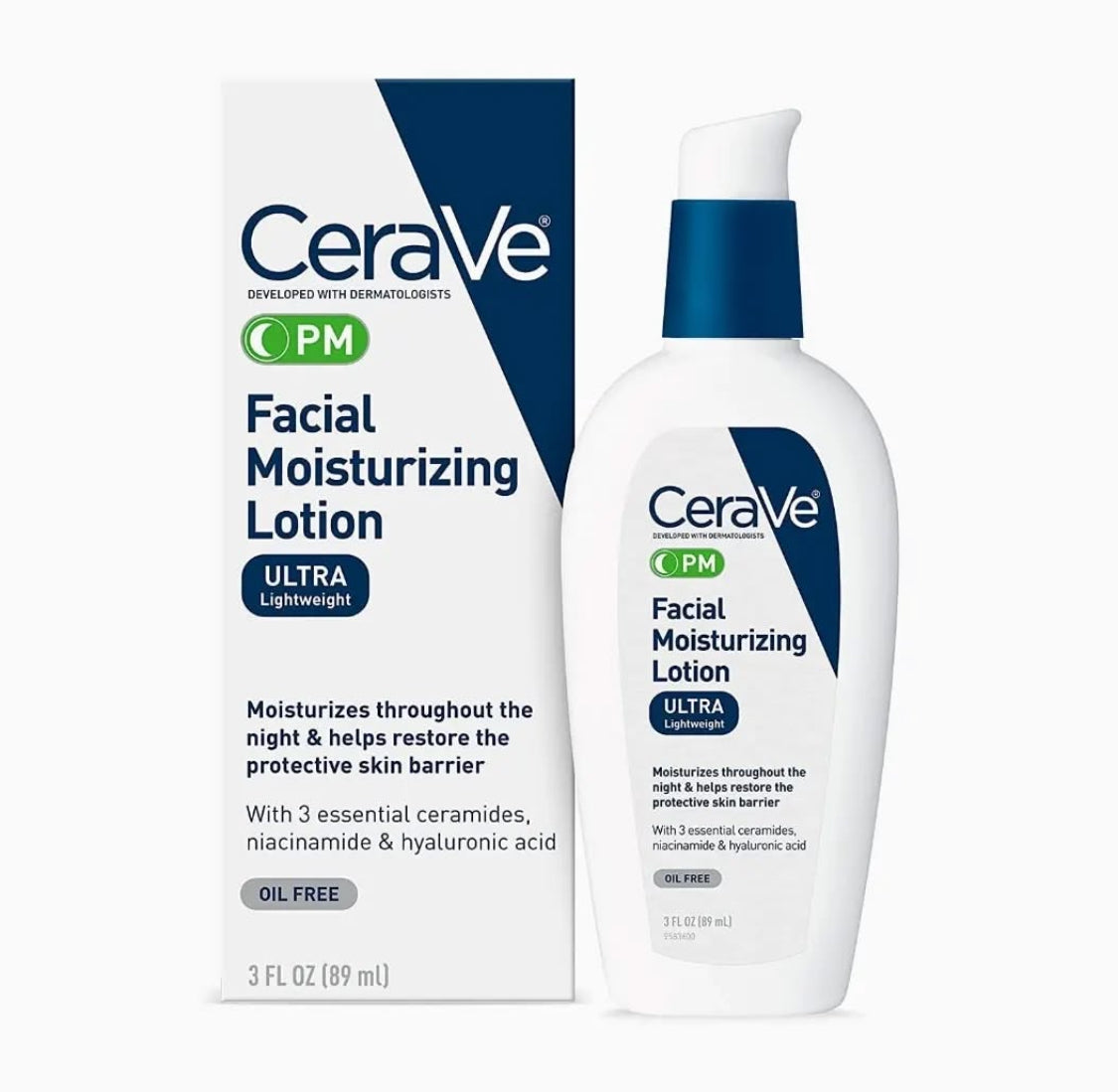 CeraVe PM Facial Moisturizing Lotion