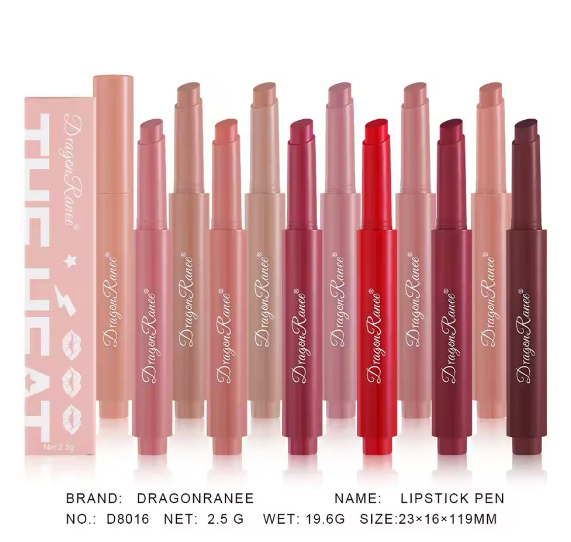 Dragon Ranee 12 colors lipstick pack waterproof