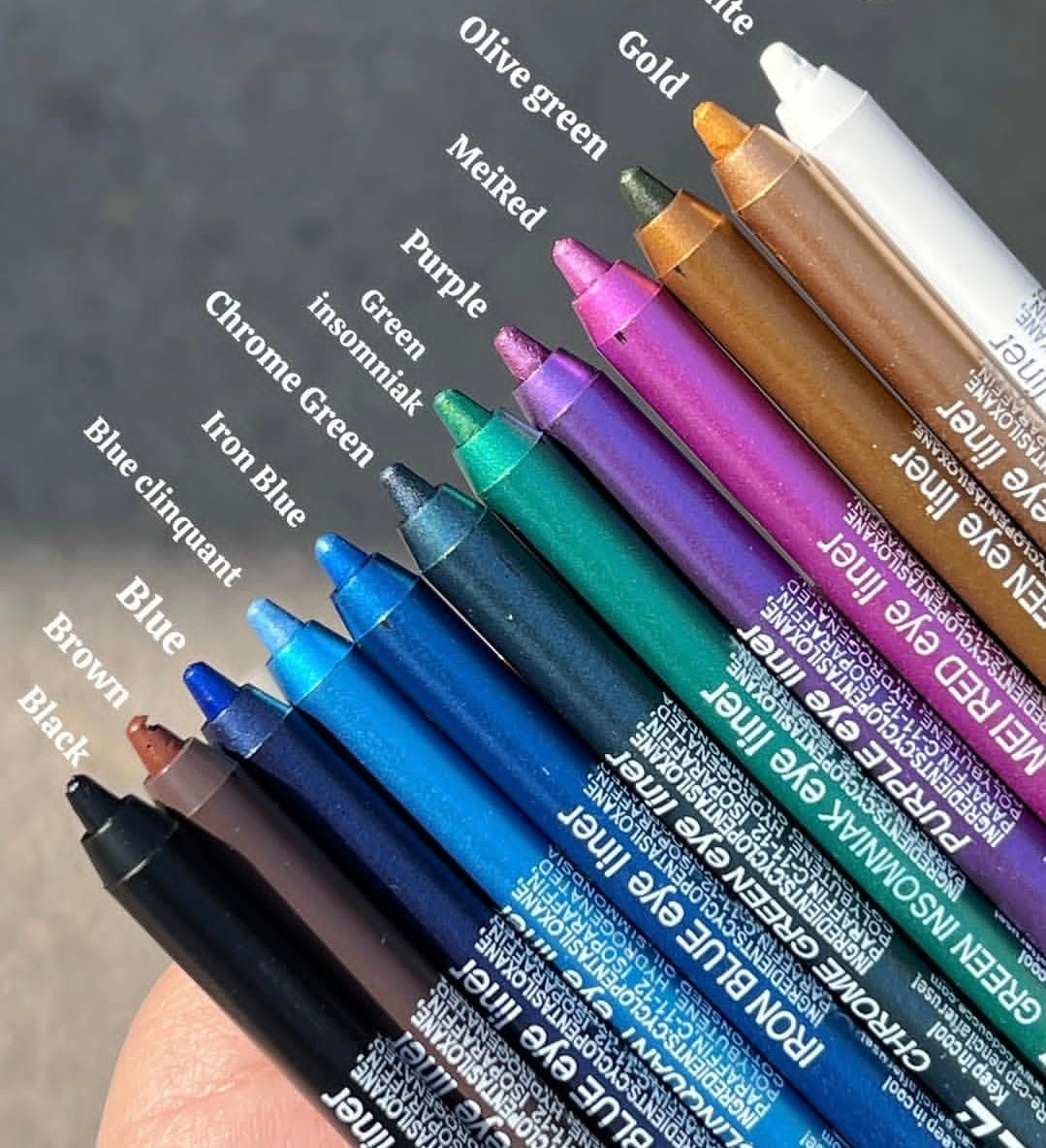 Flormar color Eyeliner Pencils limited edition Premium pack of 12