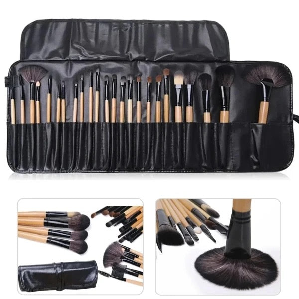 Bobby brown 24 piece brush set with pouch
