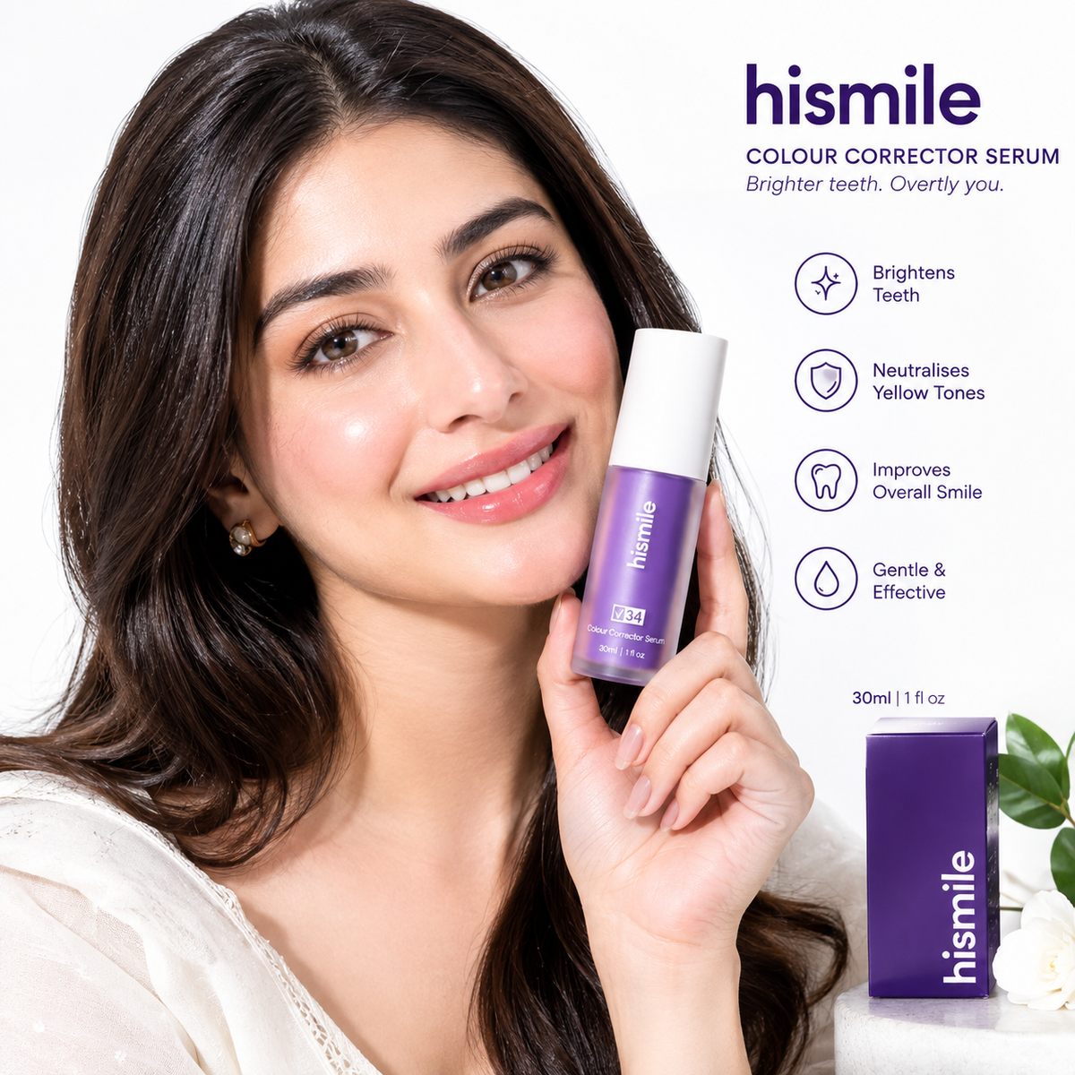Hismile V34 Colour Corrector Serum – 30ml
