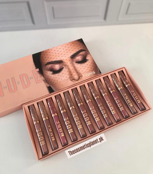GR NUDE lipgloss matte pack of 12 color limited variant