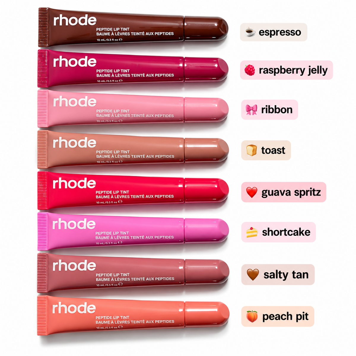 Rhode peptide lip tint pack