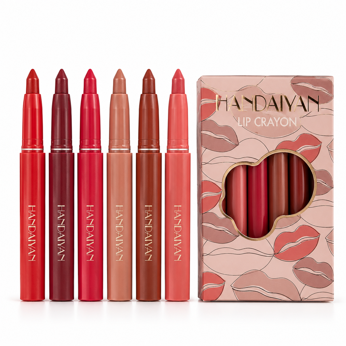 Handaiyan lip crayons set of 6 colors