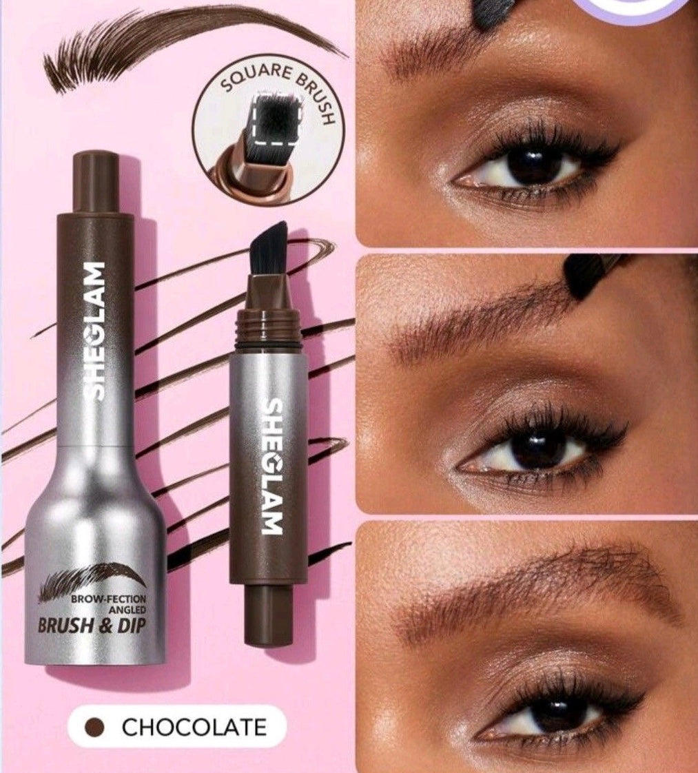 SHEGLAM BROW FECTION ANGLED BRUSH AND DIP EYEBROW GEL PEN