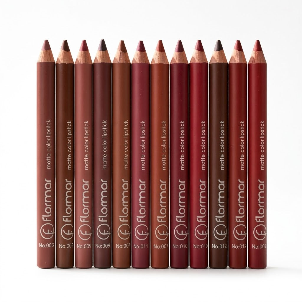 Flormar Lipliner Pencils Pack of 12