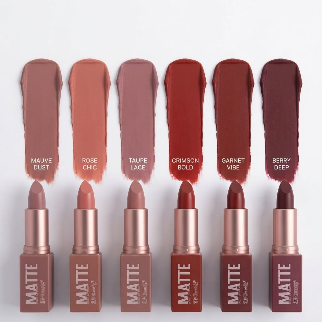 3Q Matte lipstick Pack of 6