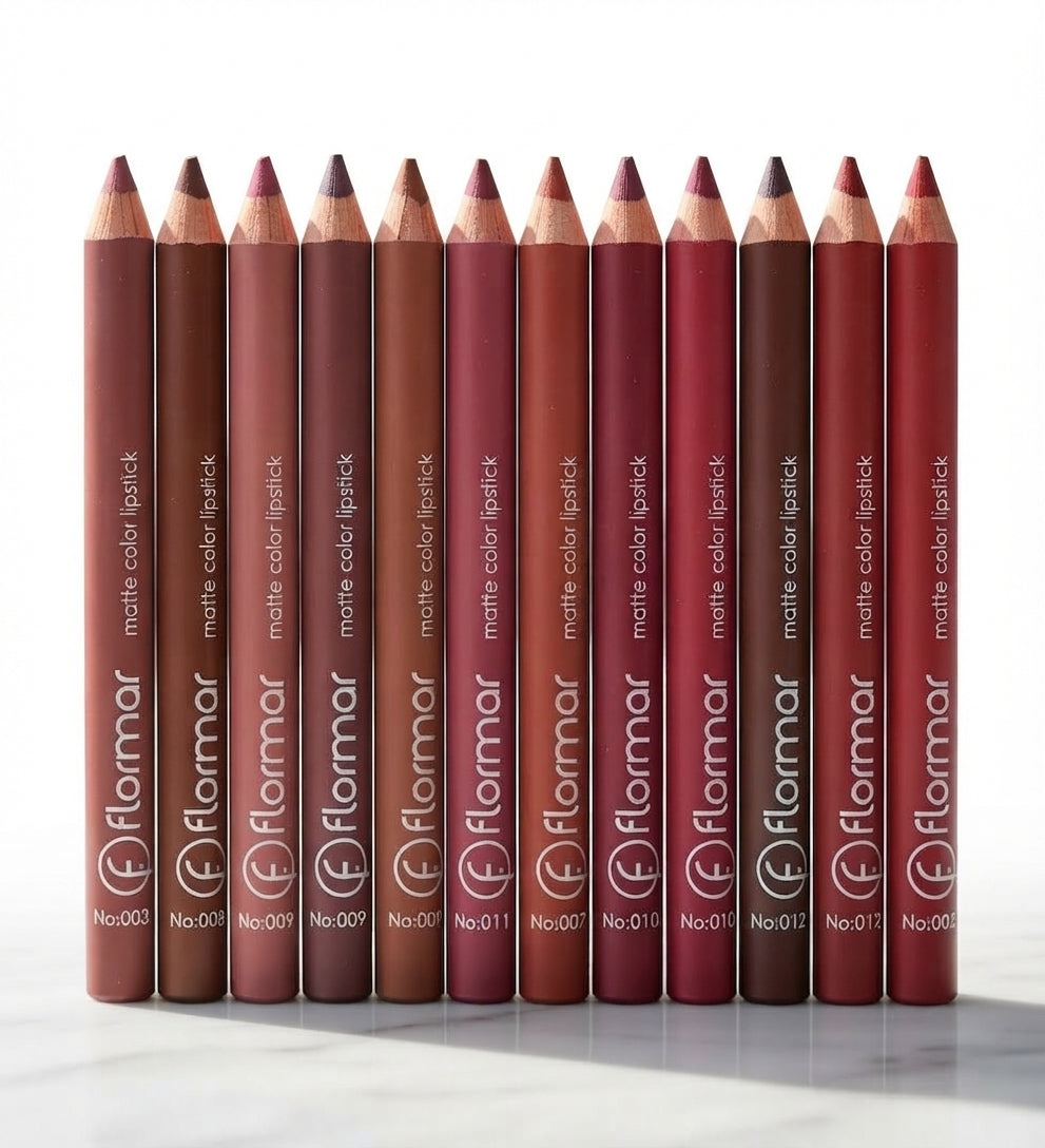 Flormar Lip pencils premium limited variant pack of 12