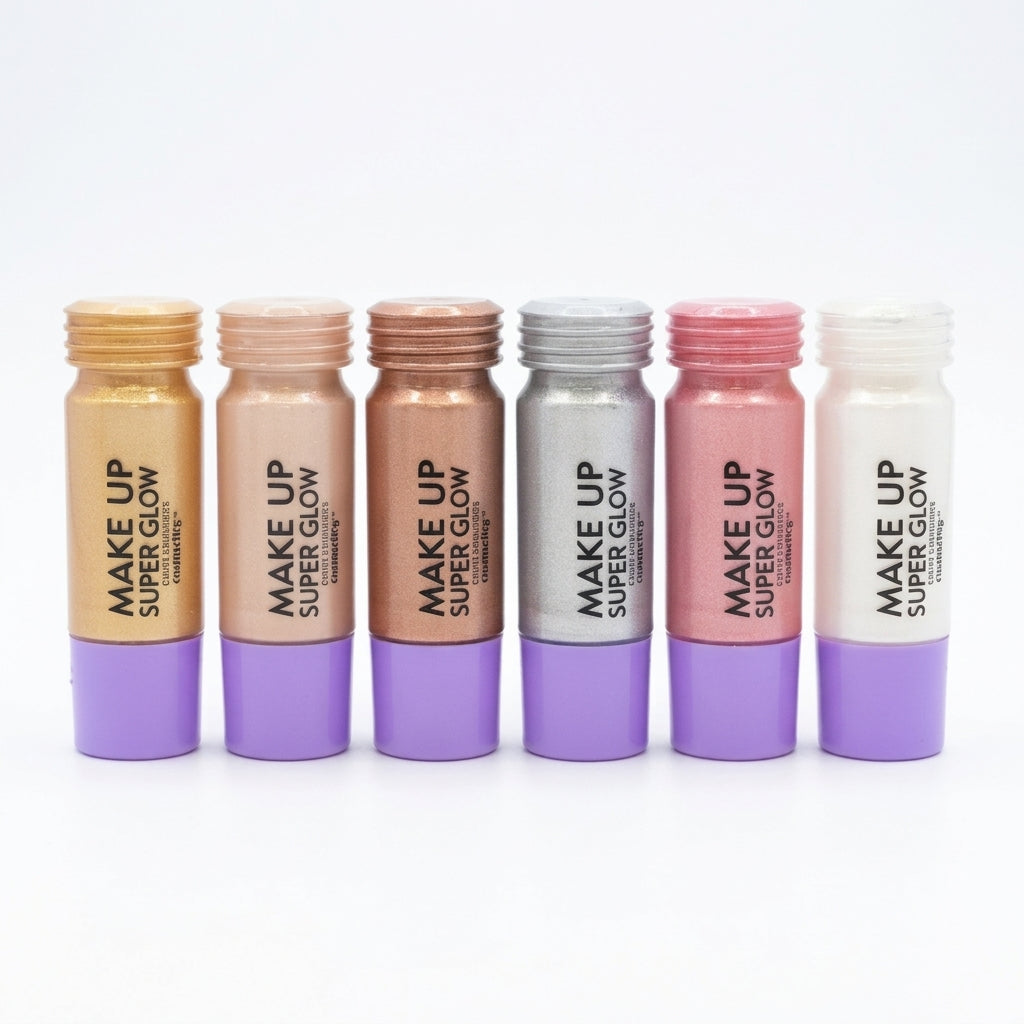 3Q Beauty Make Up Super Glow highlighters set of 6