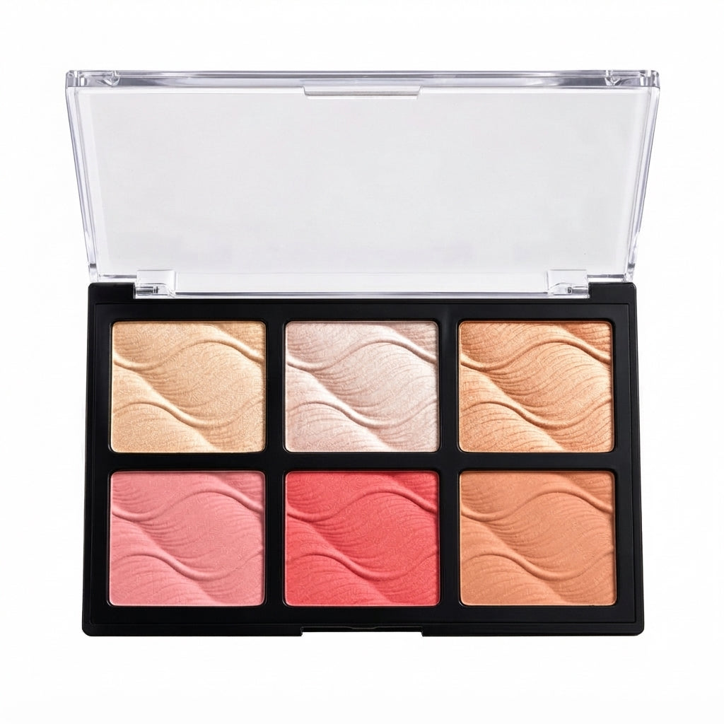 Rose Berry Blusher & Highlighter palette
