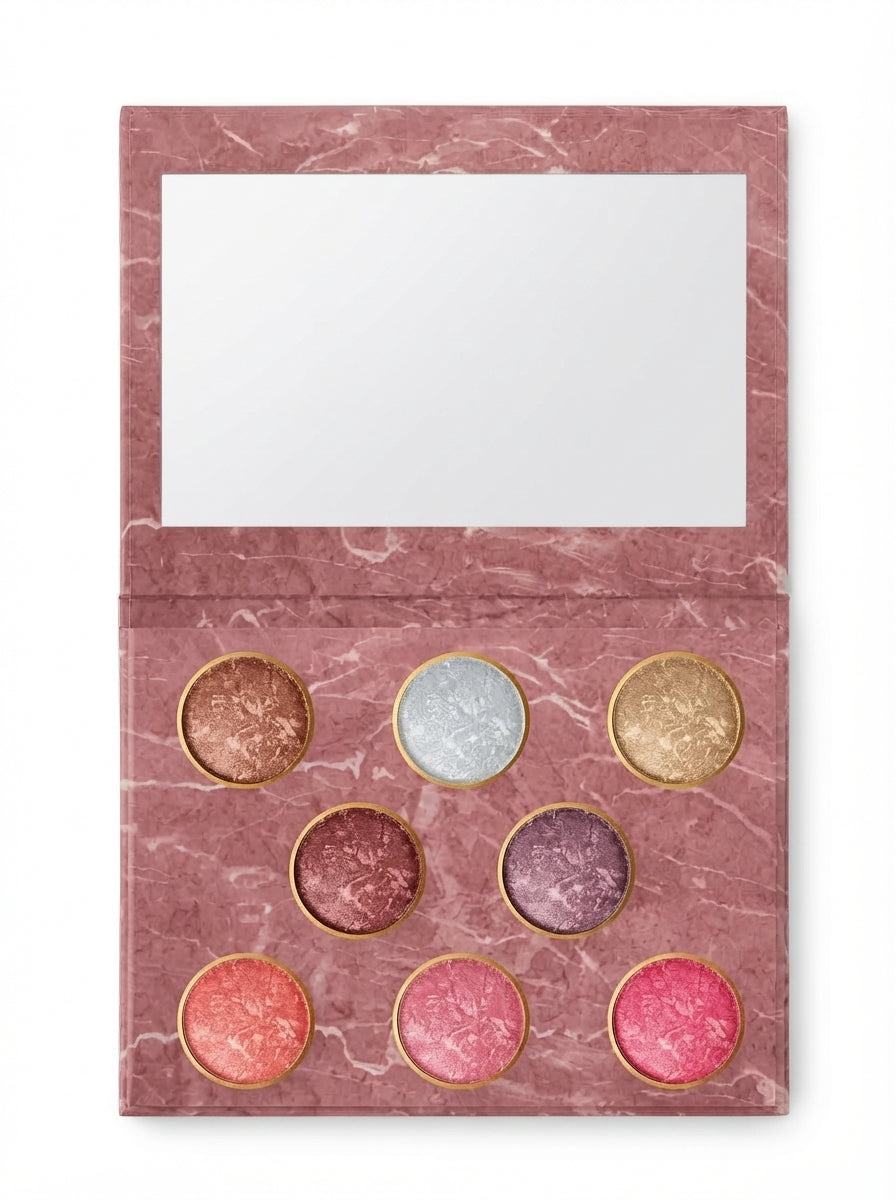 Muicin Baked Terracotta Highlight Blush & Eyeshadow Palette