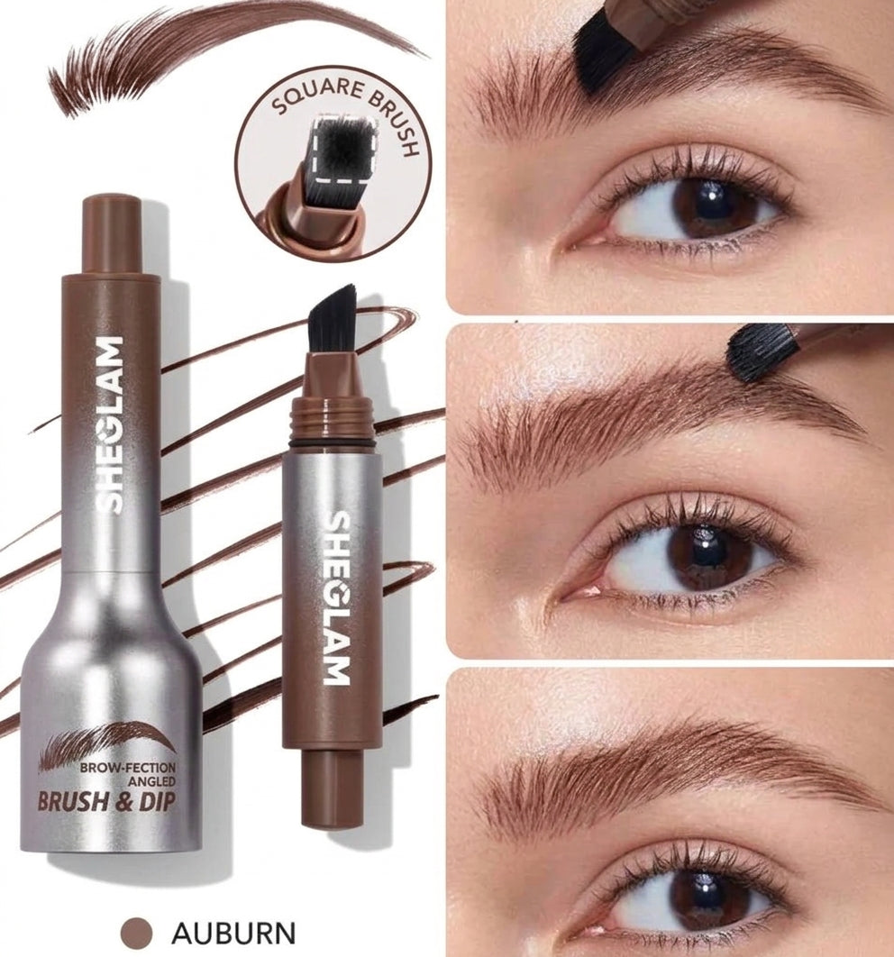 SHEGLAM BROW FECTION ANGLED BRUSH AND DIP EYEBROW GEL PEN