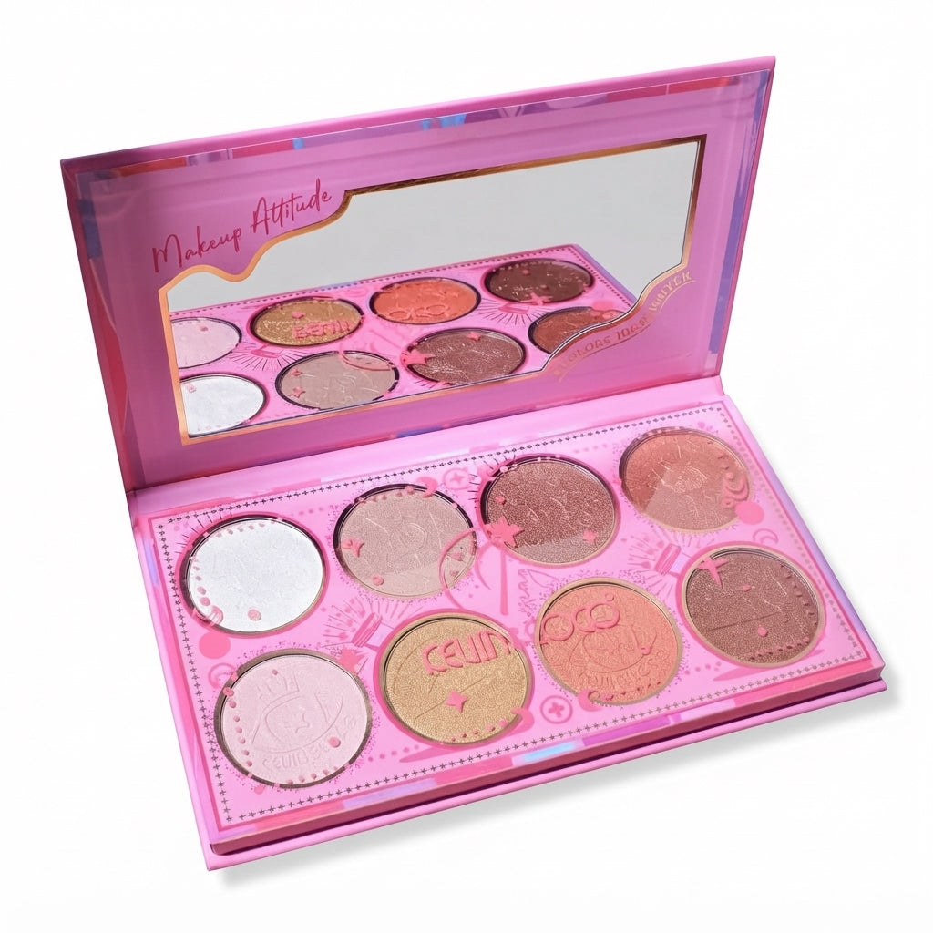 Kevin & coco 8 shades Highlighter palette