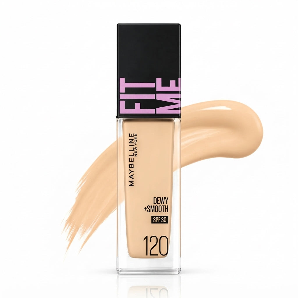 Maybelline Fit me foundation dewy + smooth classic ivory 120