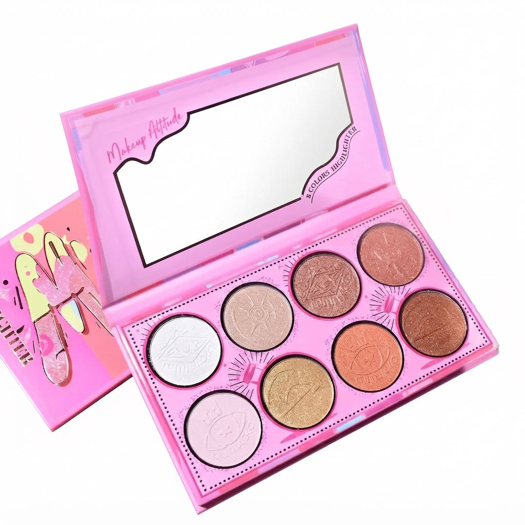 Kevin & coco 8 shades Highlighter palette
