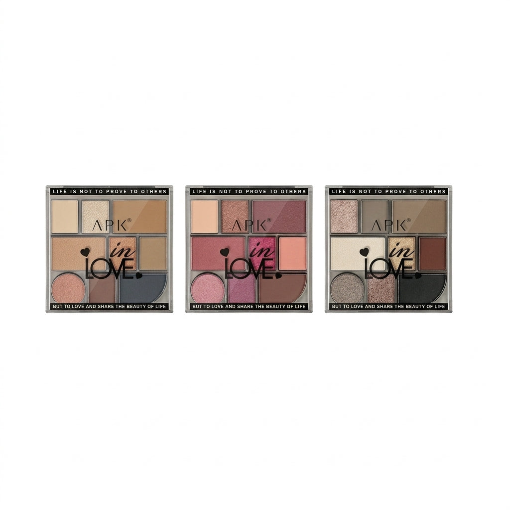 APK in love Eyeshadow palettes set of 3