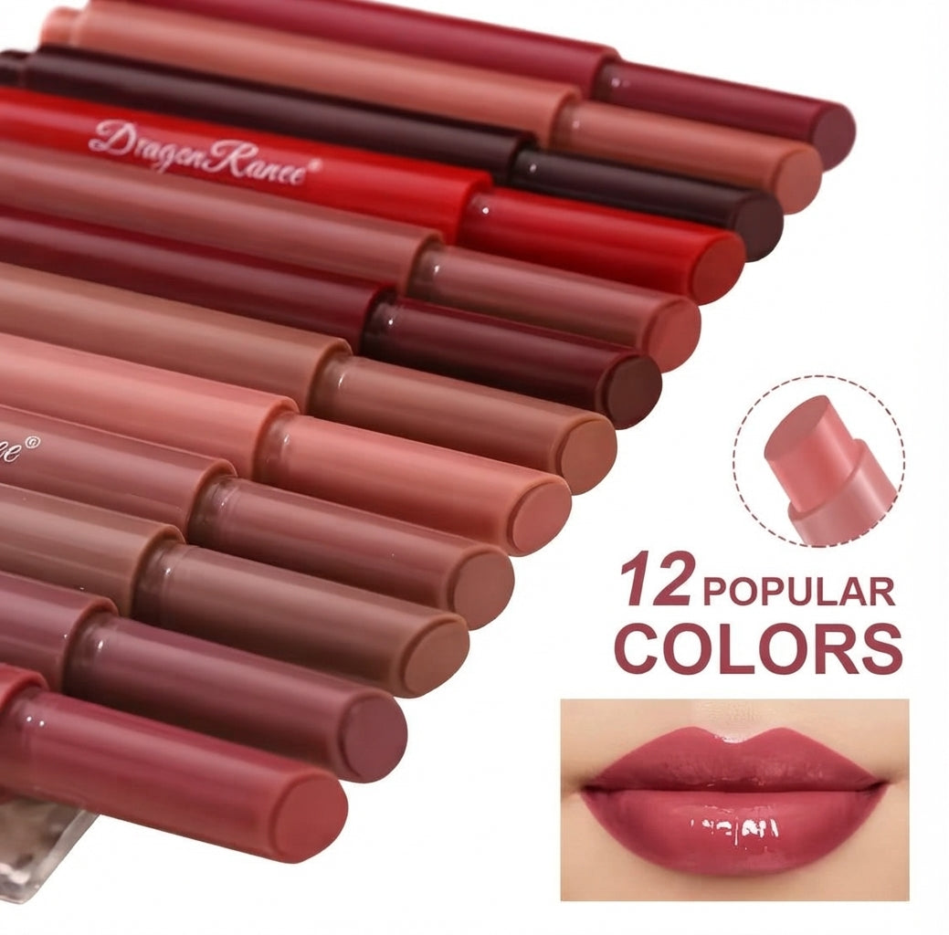 Dragon Ranee 12 colors lipstick pack waterproof