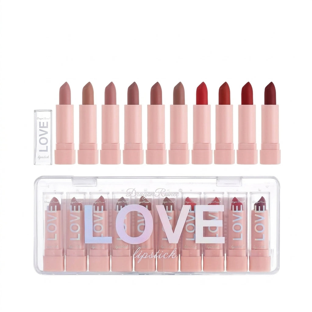 LOVE Dragon Ranee 10 color lipstick pack