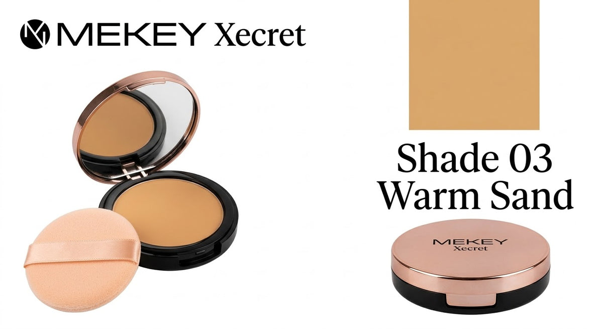 MEKEY Xecret - Pressed Powder & Setting Compact