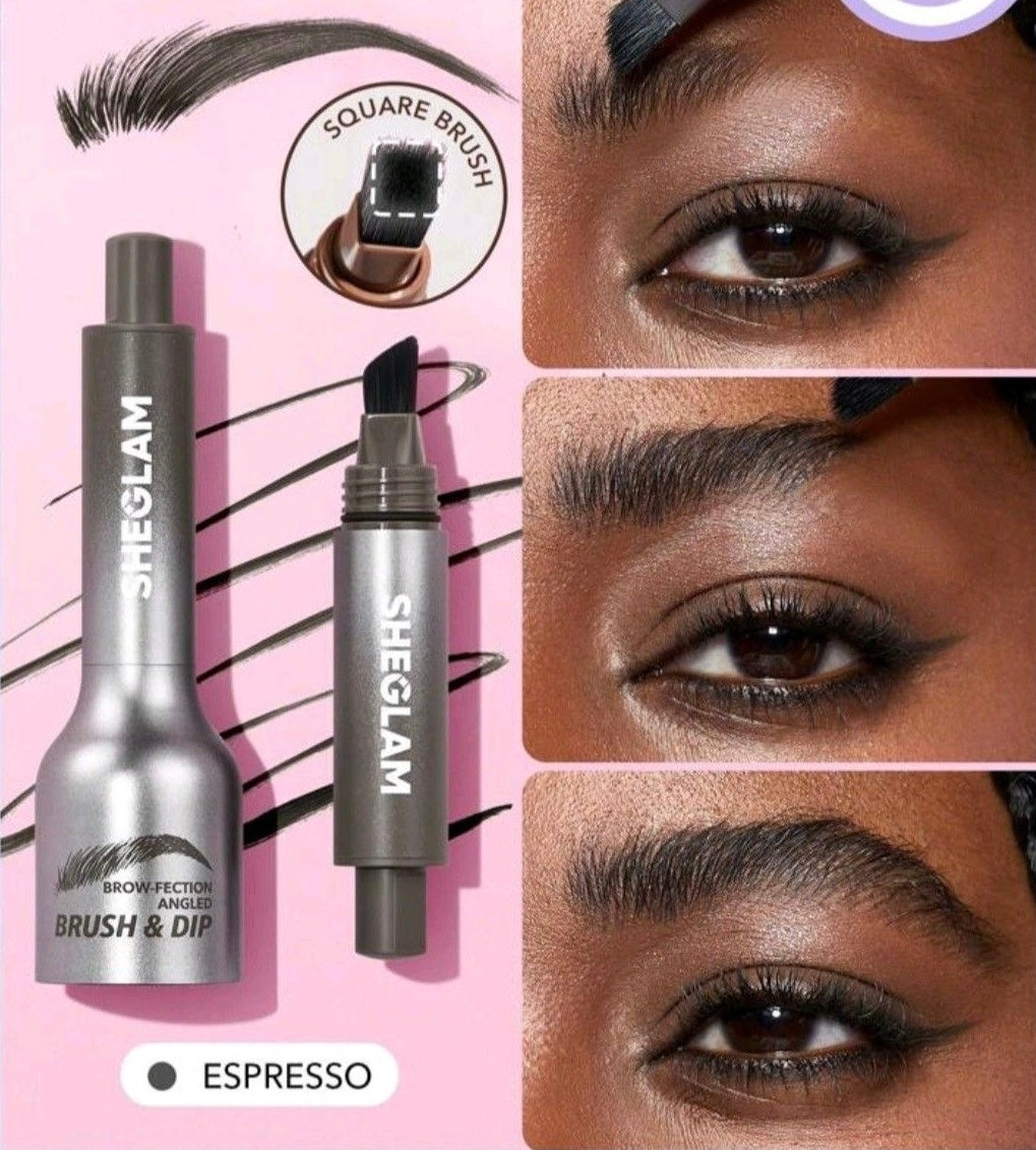 SHEGLAM BROW FECTION ANGLED BRUSH AND DIP  EYEBROW GEL PEN