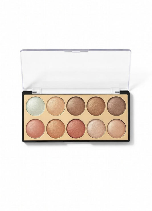 Mocallure 10 shades Highlighter palette