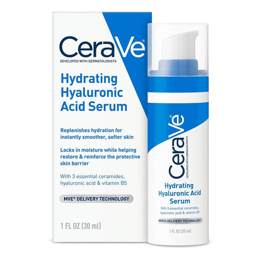 CeraVe Hydrating Hyaluronic Acid Serum (30mL)