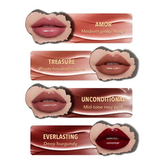 SHEGLAM Ember Rose Nourishing Lip Gloss Set of 4