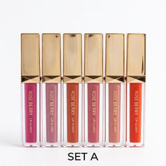 Rose Berry Premium Quality Lip Gloss Set