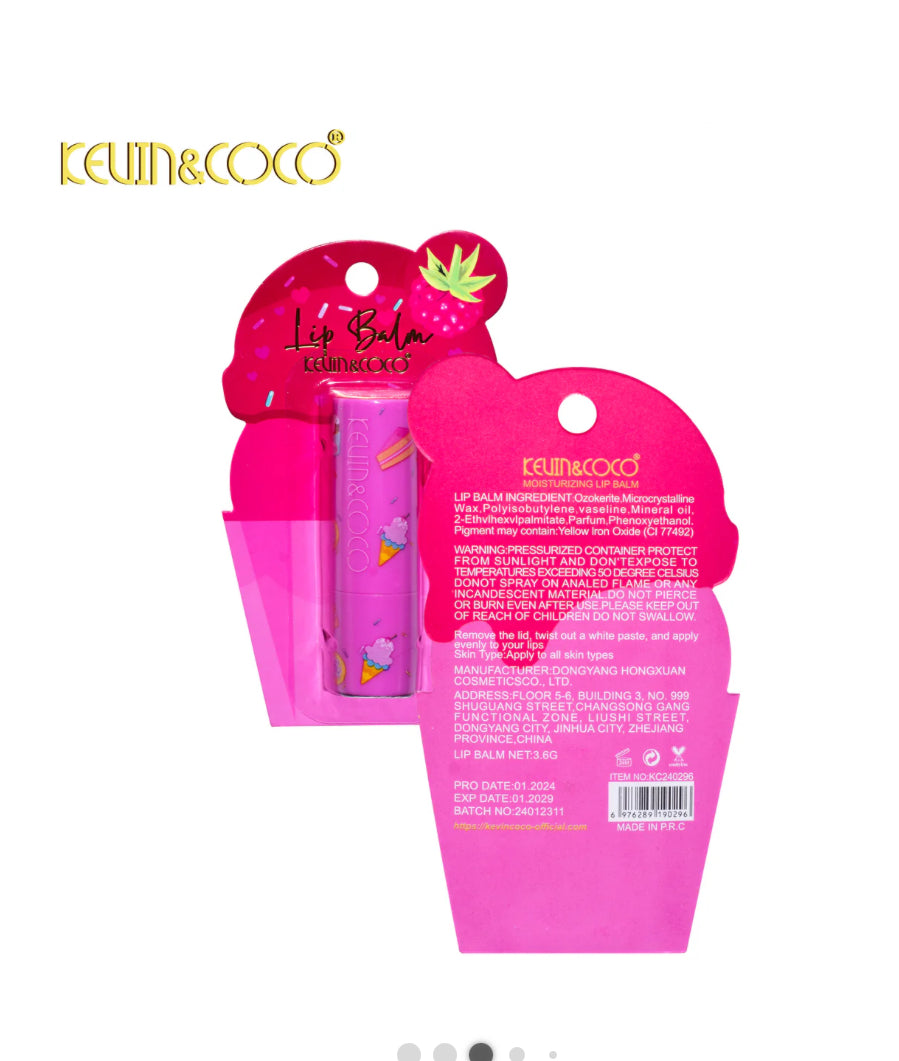 Kevin & coco lip balm