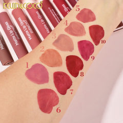 Kevin & Coco "Beautiful Energy" 10-Color Matte Lip Gloss Set
