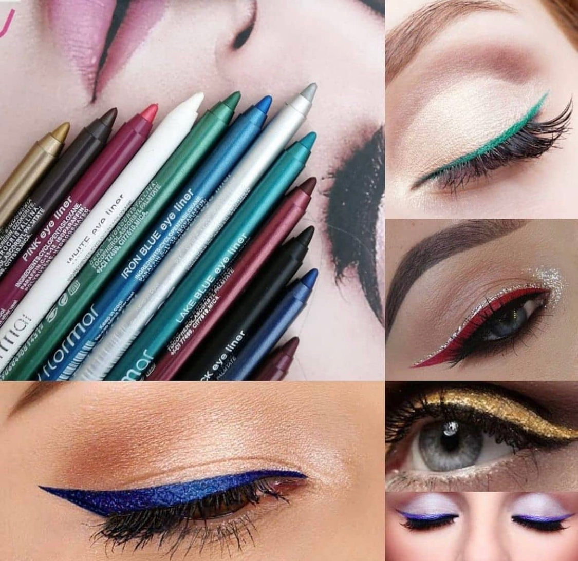 Flormar color Eyeliner Pencils limited edition Premium pack of 12