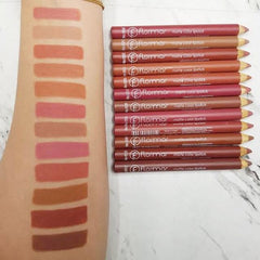Flormar Lipliner pencils pack of 12 colors limited variant