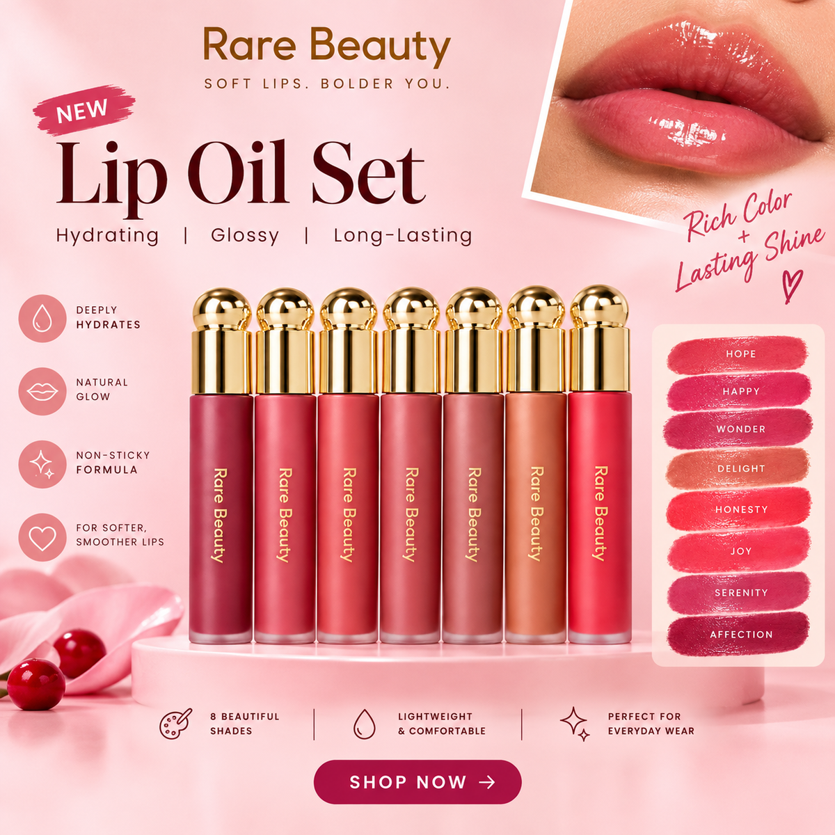 Rare Beauty - Soft Pinch Tinted Lip Oil Set