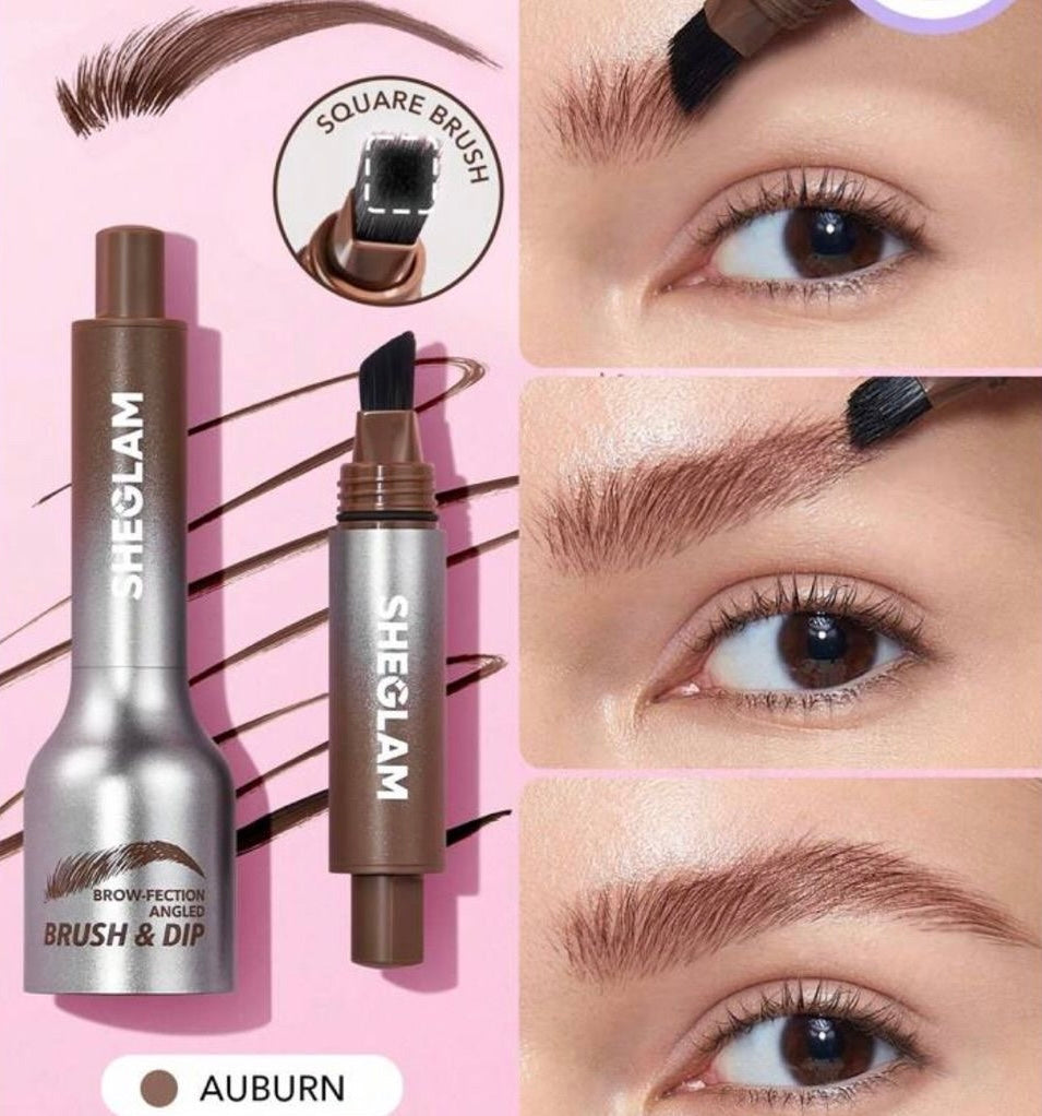 SHEGLAM BROW FECTION ANGLED BRUSH AND DIP  EYEBROW GEL PEN