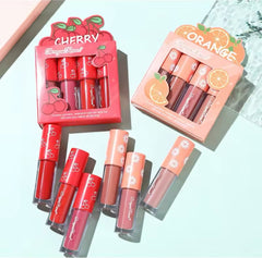 Dragon Ranee
4 color Liquid lipstick lipgloss matte set