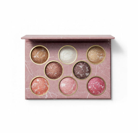 Muicin Baked Terracotta Highlight Blush & Eyeshadow Palette