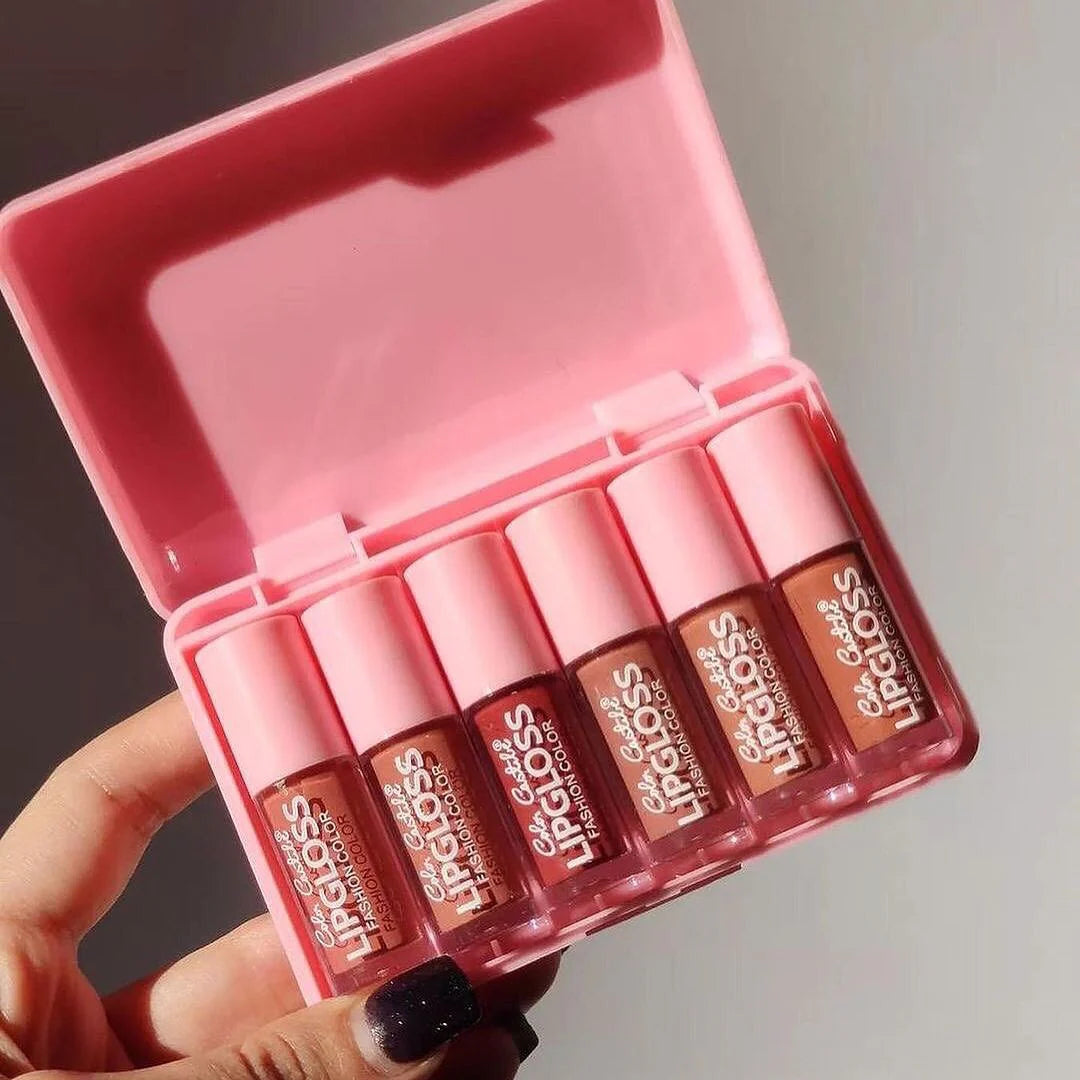 Color castle matte lip gloss pack of 6 shades