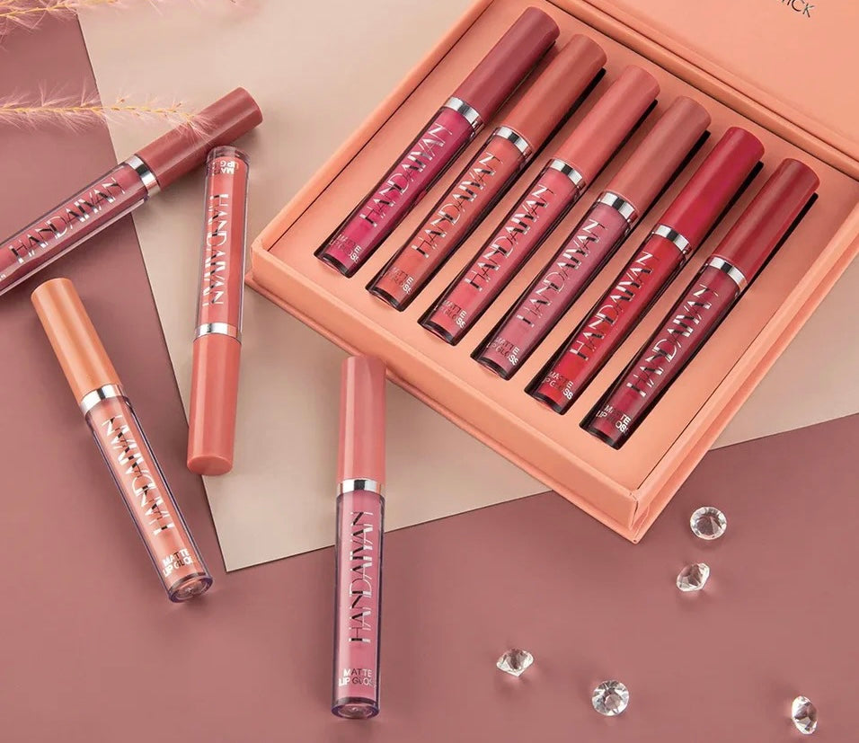 Handaiyan lipgloss matte set of 6 colors