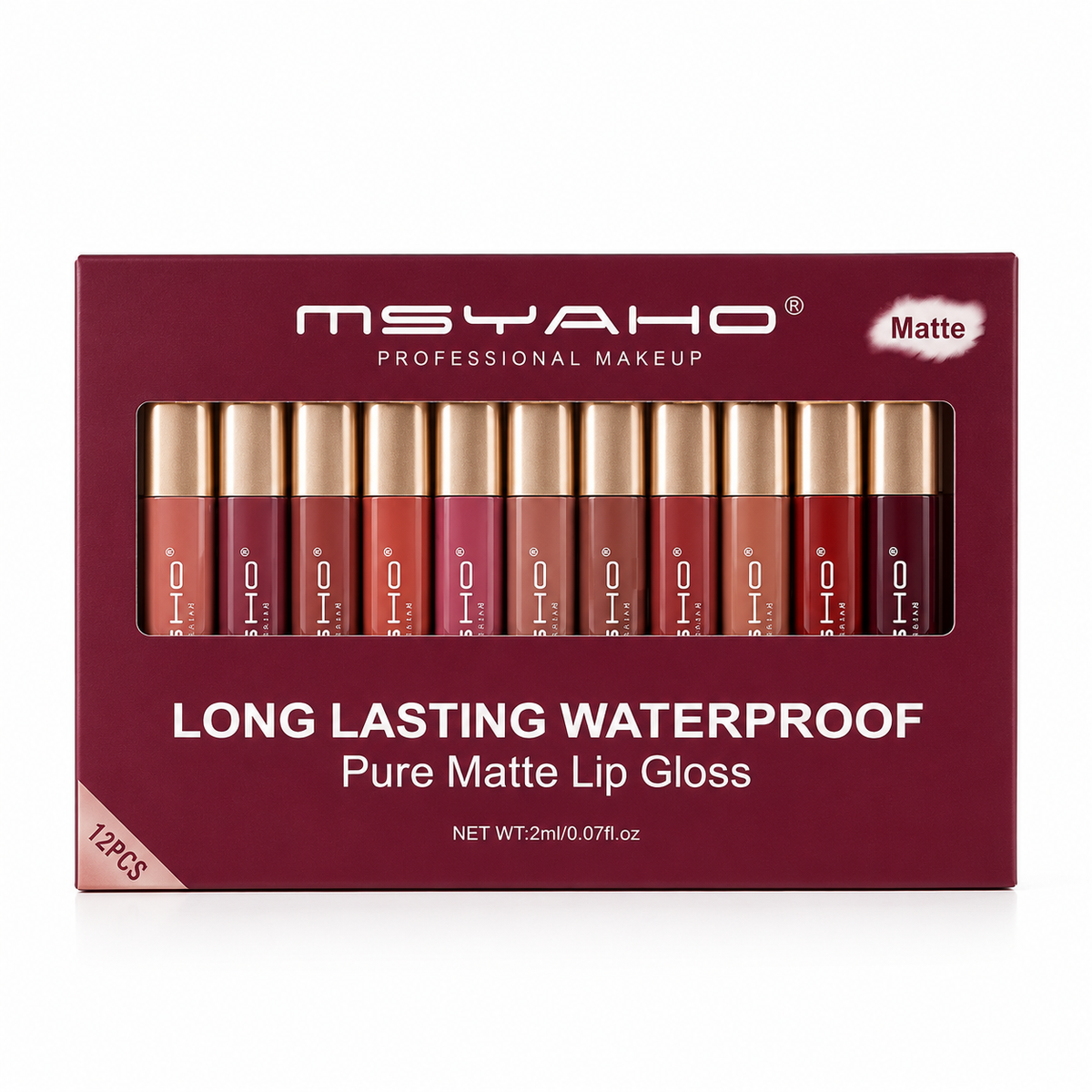 MSYAHO Professional Makeup Fashion Lip Gloss Set