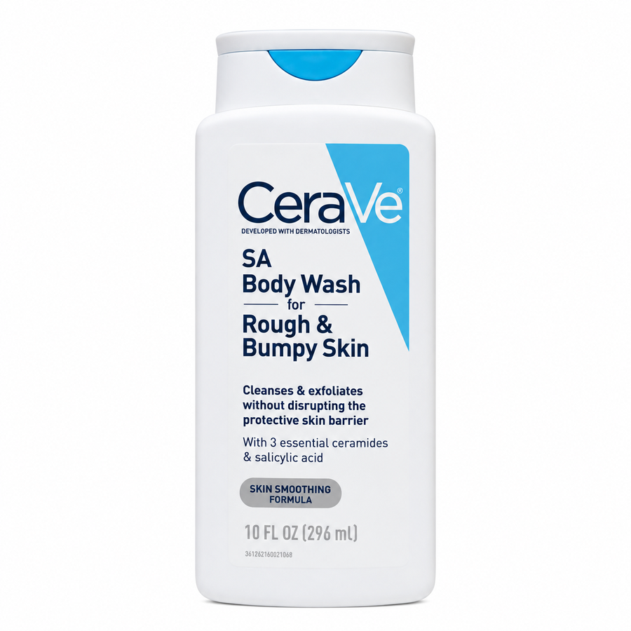 CeraVe SA Body Wash for rough and bumpy skin