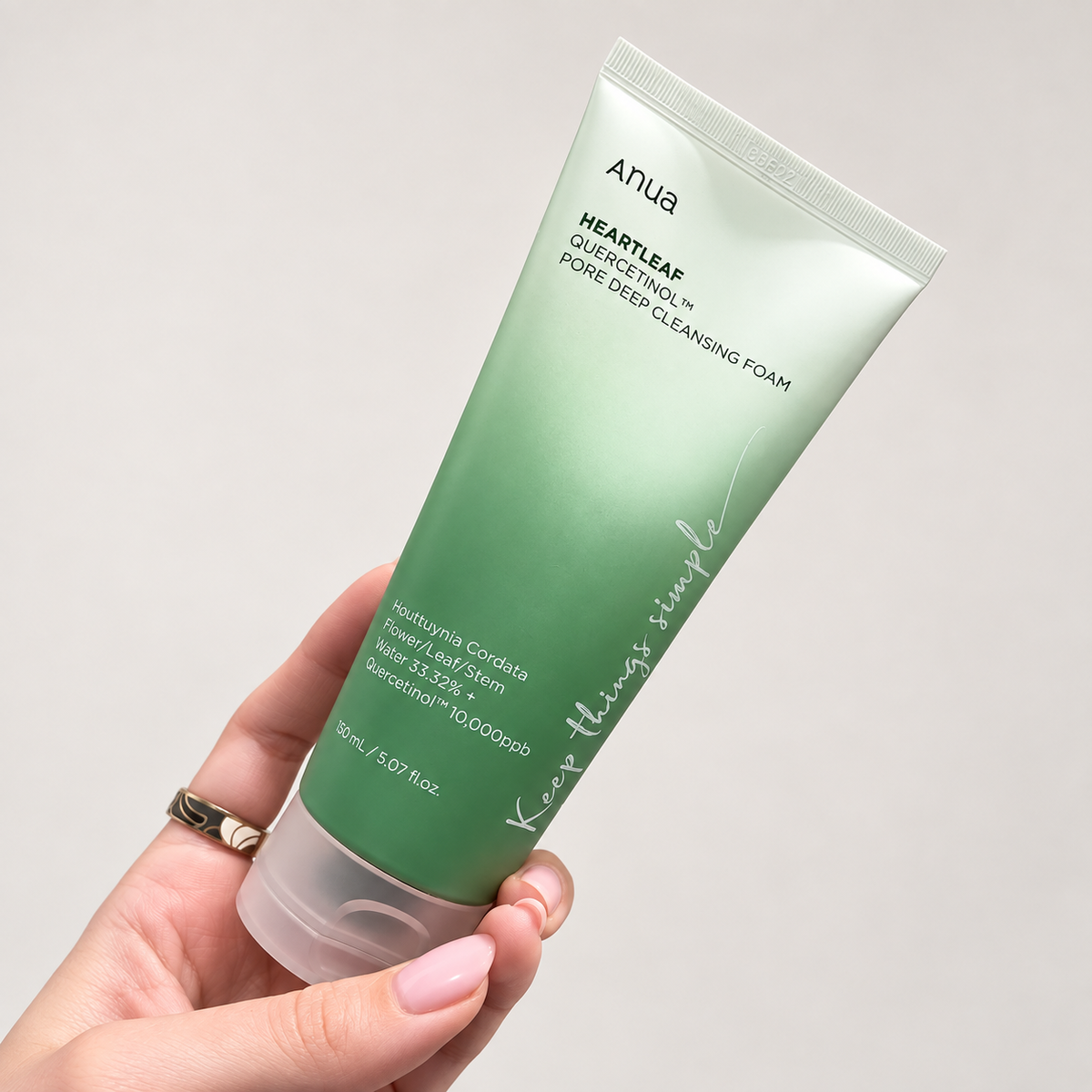 ANUA HEARTLEAF PORE DEEP CLEANSING FOAM 150ML