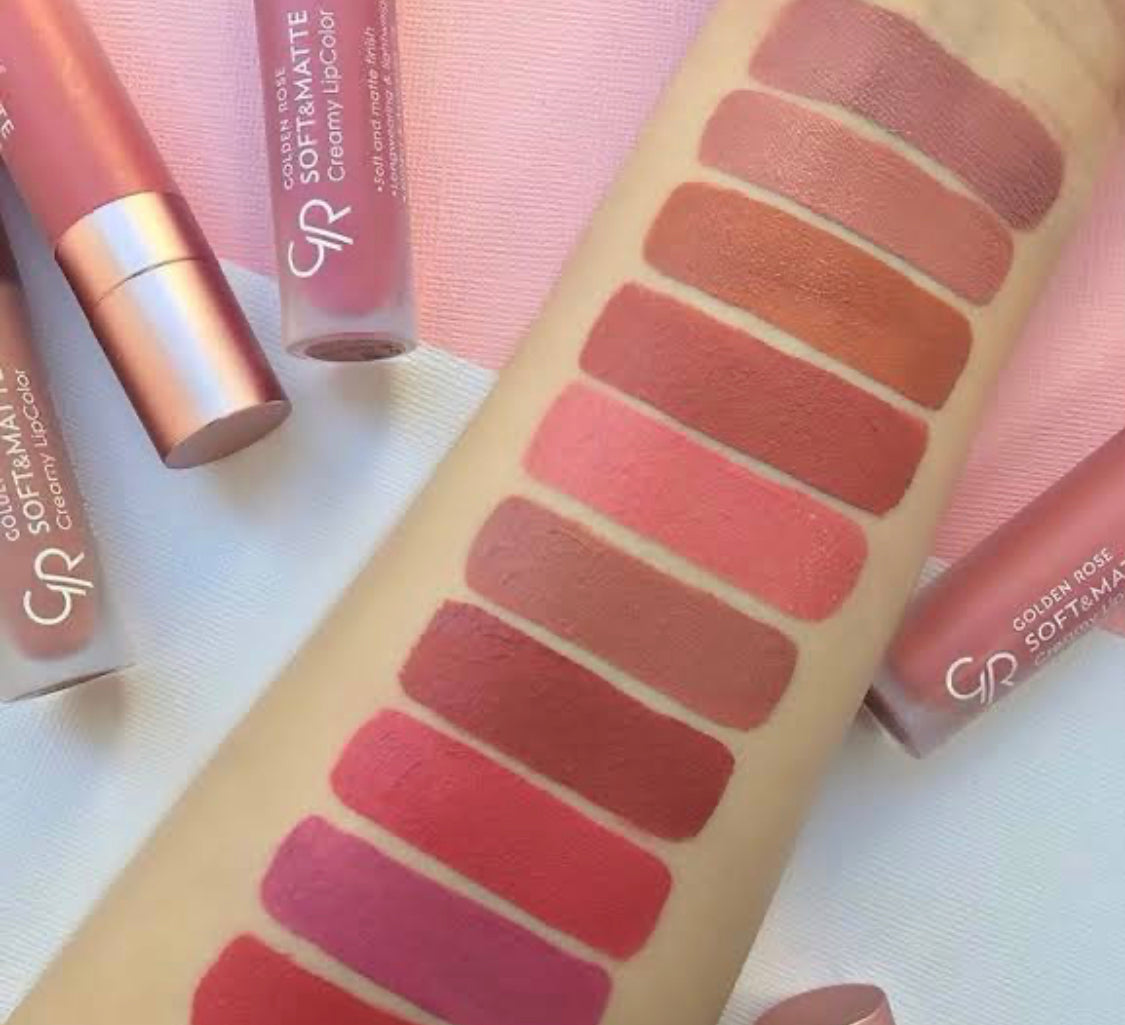 GR Golden Rose Nude Look Lipgloss Matte set limited edition