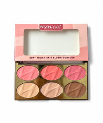 Sevencool Soft Touch Blush Contour & concealer Palette