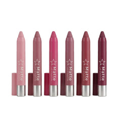 MR Matte Lip Crayons Pack of 6
