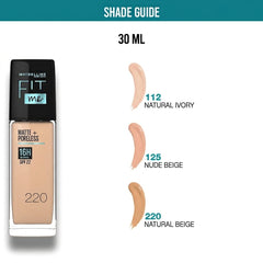 Maybelline New York Fit Me! Matte + Poreless Liquid Foundation - 30ml