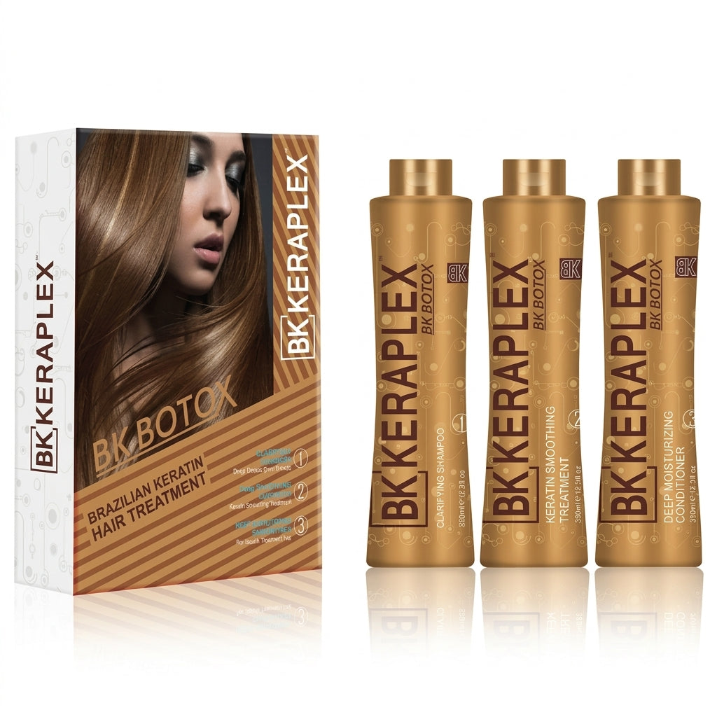BK Keraplex BK Botox Brazilian Keratin Hair Treatment Set - 3 x 350ml