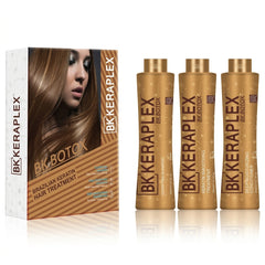 BK Keraplex BK Botox Brazilian Keratin Hair Treatment Set - 3 x 350ml