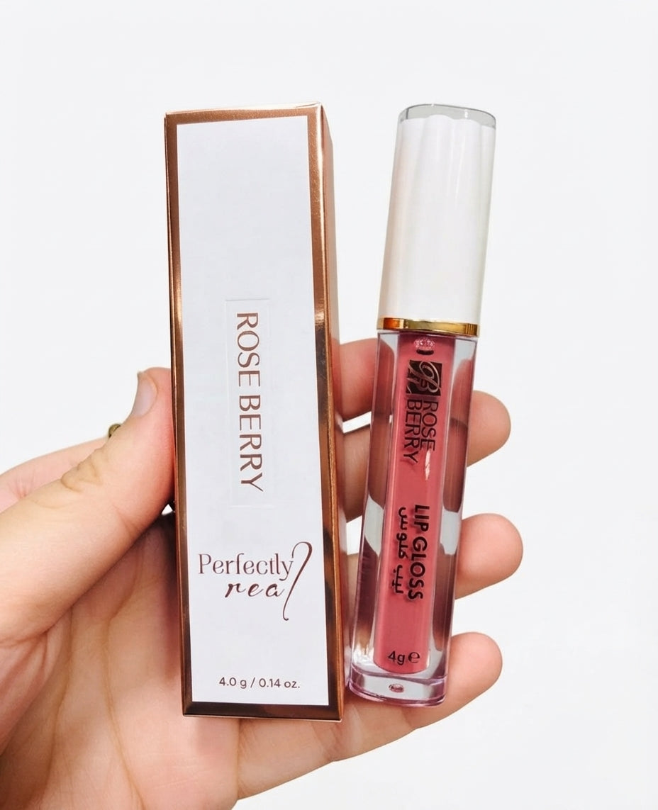 Rose Berry Glossy Lipgloss Set 1